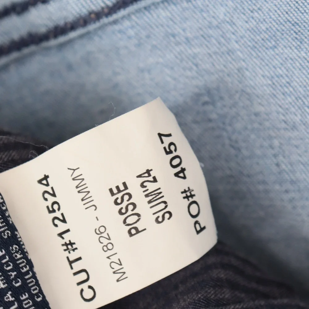 Fidelity Denim Men's Jimmy Posse Slim Straight Jeans Medium Wash Blue Size 34
